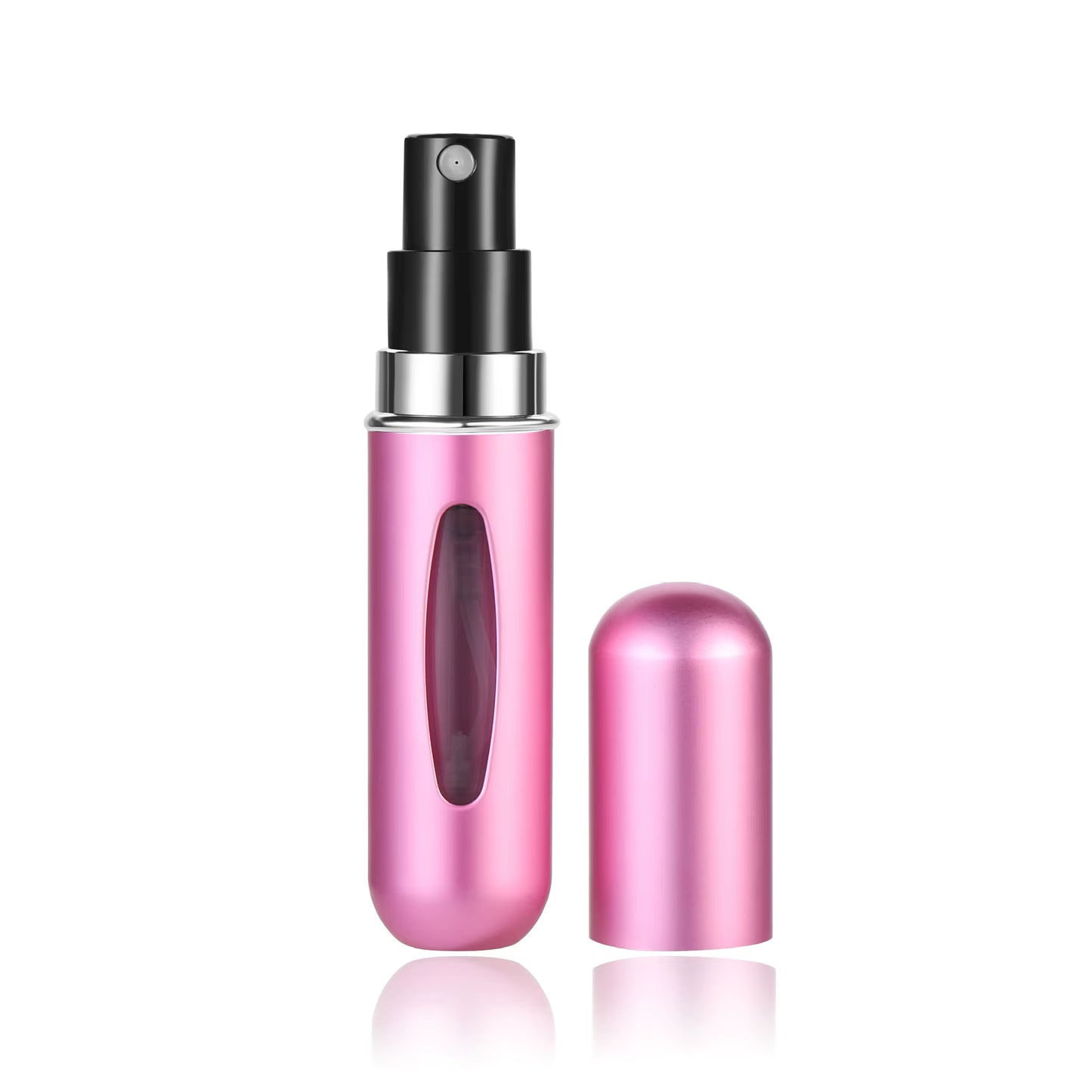 Botella de perfume recargable de 5 ml, portátil, mini, recargable, con pulverizador, bomba de aroma, envases cosméticos vacíos, atomizador para viaje, herramienta de moda.