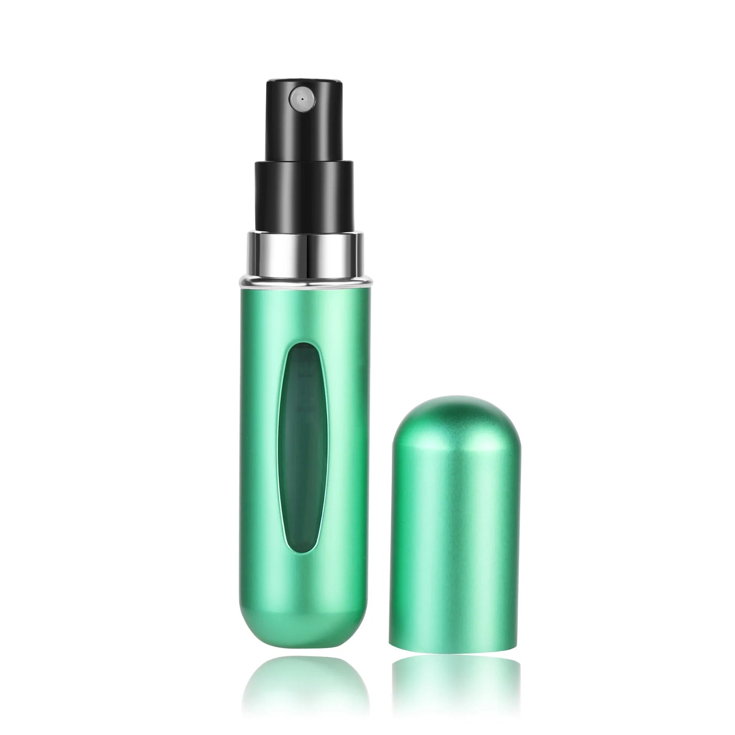 Botella de perfume recargable de 5 ml, portátil, mini, recargable, con pulverizador, bomba de aroma, envases cosméticos vacíos, atomizador para viaje, herramienta de moda.