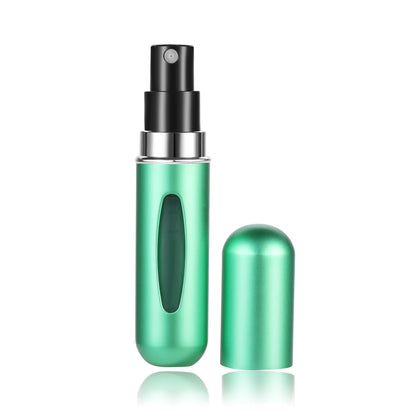 Botella de perfume recargable de 5 ml, portátil, mini, recargable, con pulverizador, bomba de aroma, envases cosméticos vacíos, atomizador para viaje, herramienta de moda.
