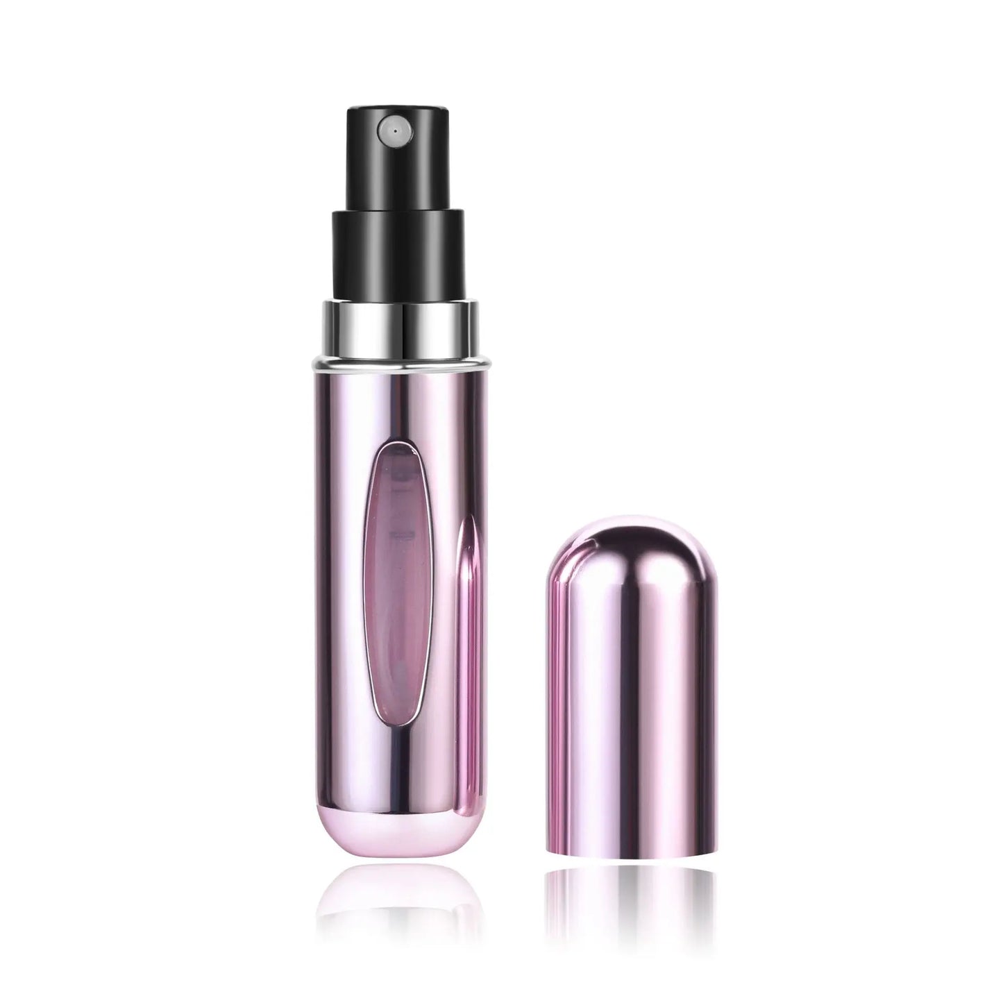 Botella de perfume recargable de 5 ml, portátil, mini, recargable, con pulverizador, bomba de aroma, envases cosméticos vacíos, atomizador para viaje, herramienta de moda.