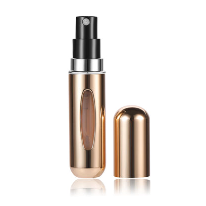 Botella de perfume recargable de 5 ml, portátil, mini, recargable, con pulverizador, bomba de aroma, envases cosméticos vacíos, atomizador para viaje, herramienta de moda.