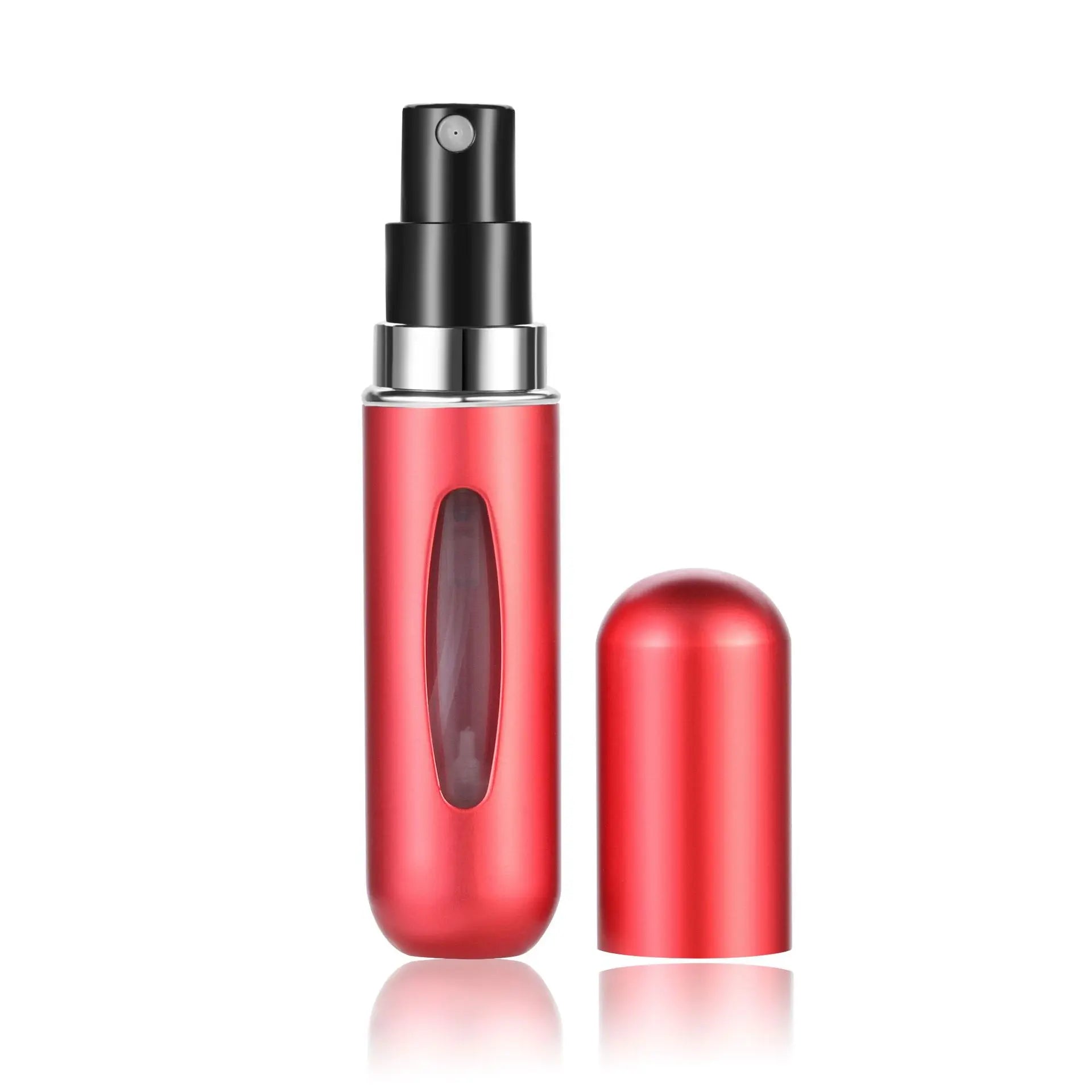 Botella de perfume recargable de 5 ml, portátil, mini, recargable, con pulverizador, bomba de aroma, envases cosméticos vacíos, atomizador para viaje, herramienta de moda.