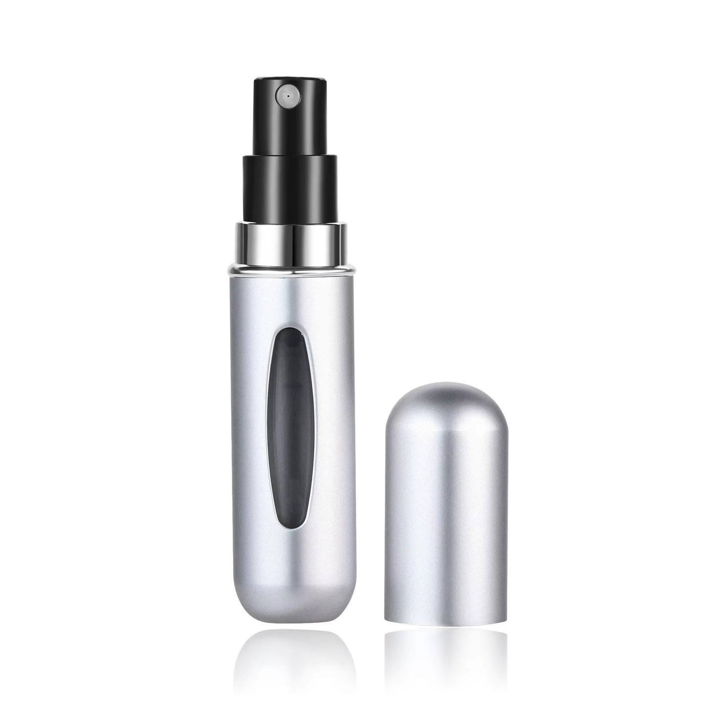 Botella de perfume recargable de 5 ml, portátil, mini, recargable, con pulverizador, bomba de aroma, envases cosméticos vacíos, atomizador para viaje, herramienta de moda.