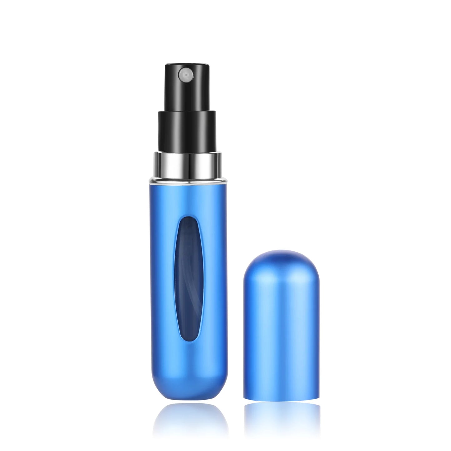 Botella de perfume recargable de 5 ml, portátil, mini, recargable, con pulverizador, bomba de aroma, envases cosméticos vacíos, atomizador para viaje, herramienta de moda.