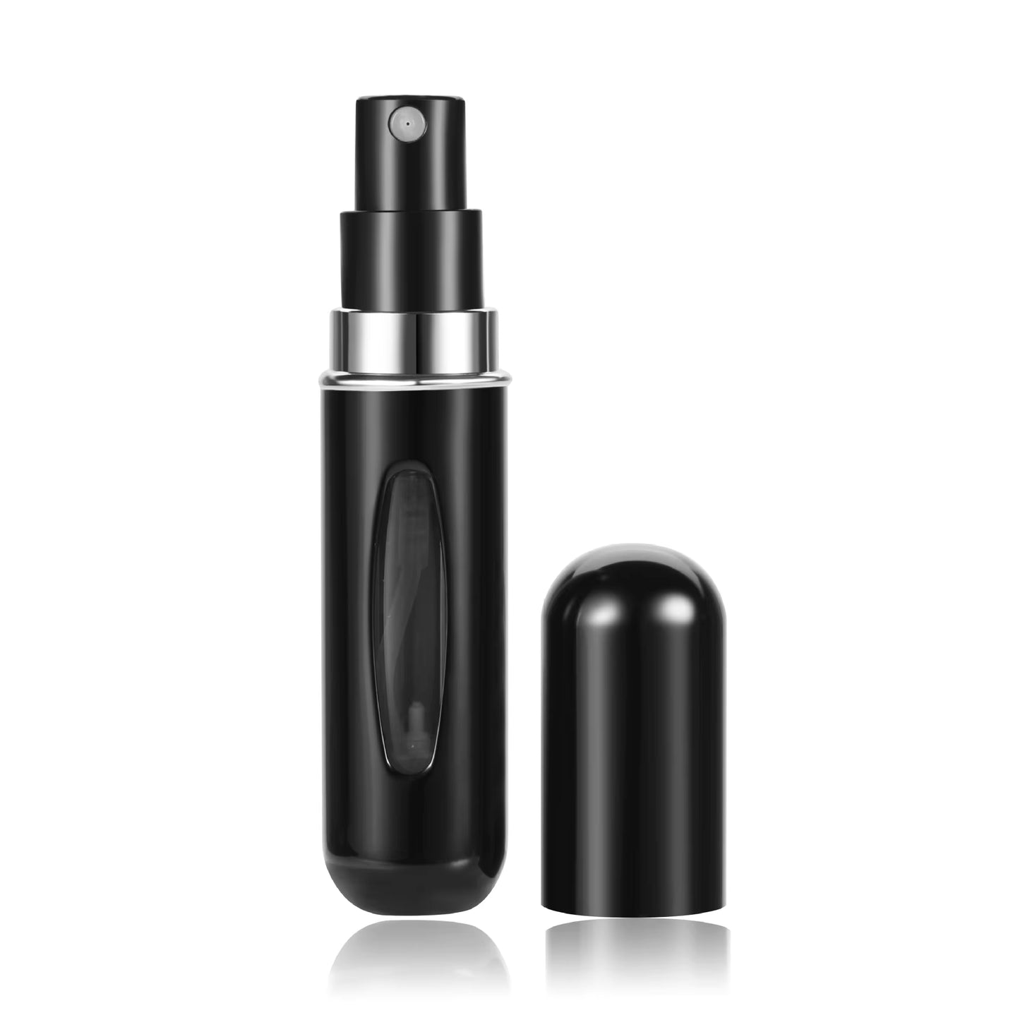 Botella de perfume recargable de 5 ml, portátil, mini, recargable, con pulverizador, bomba de aroma, envases cosméticos vacíos, atomizador para viaje, herramienta de moda.